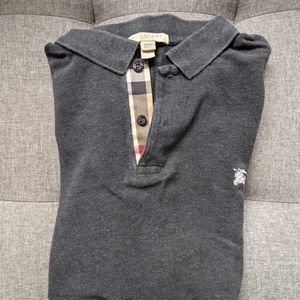 Burberry mens large polo - grey